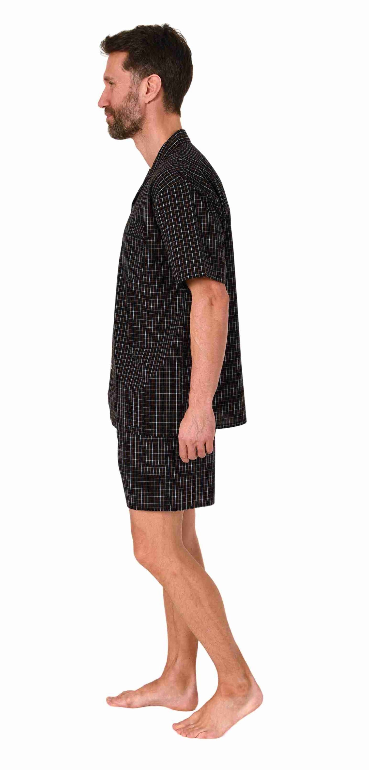 Normann Pyjama Herren Schlafanzug Shorty Pyjama günstig online kaufen