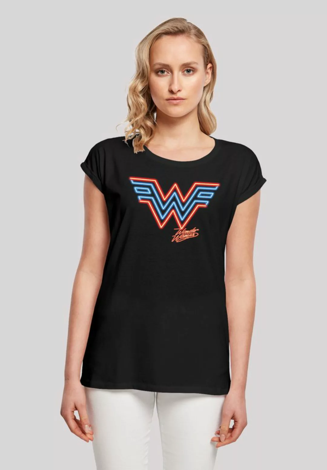 F4NT4STIC T-Shirt "DC Comics Wonder Woman 84 Neon Emblem", Print günstig online kaufen