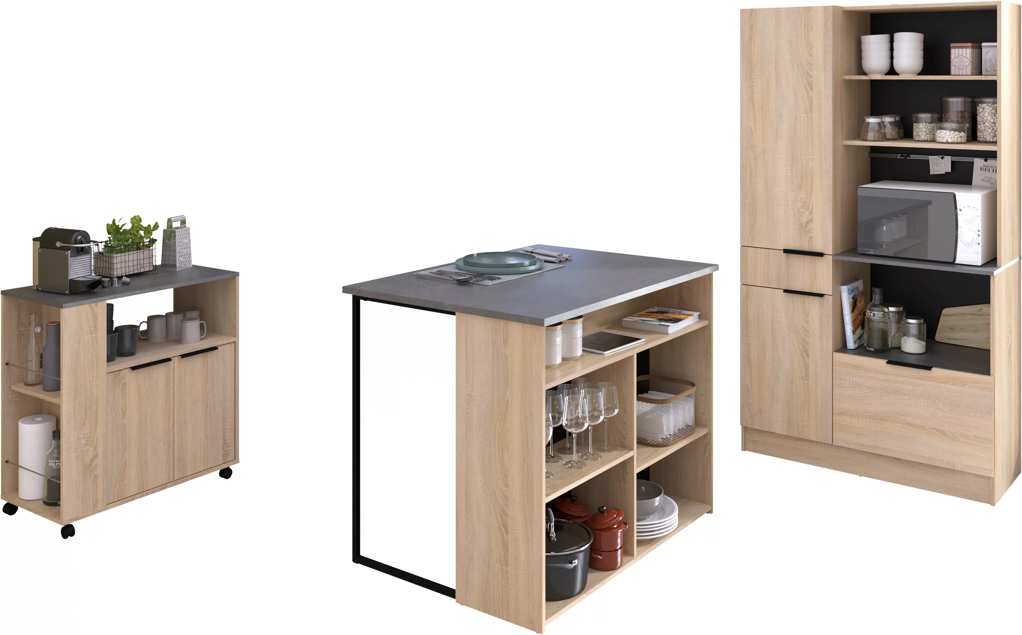 Parisot Schrank-Set Fumay 3, (Set, 3-St., 3-teilig) günstig online kaufen