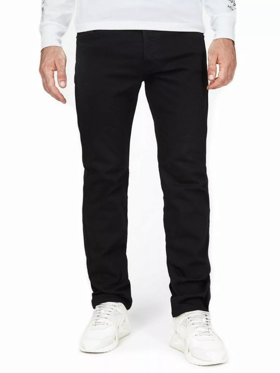 Diesel Straight-Jeans Straight Stretch Hose Schwarz - D-Mihtry 009HA-900 günstig online kaufen