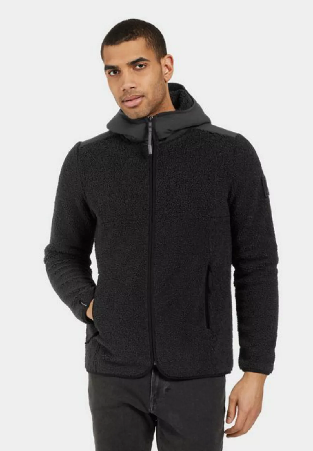 Didriksons Fleecejacke "BENNO USX FULLZIP", mit Kapuze günstig online kaufen