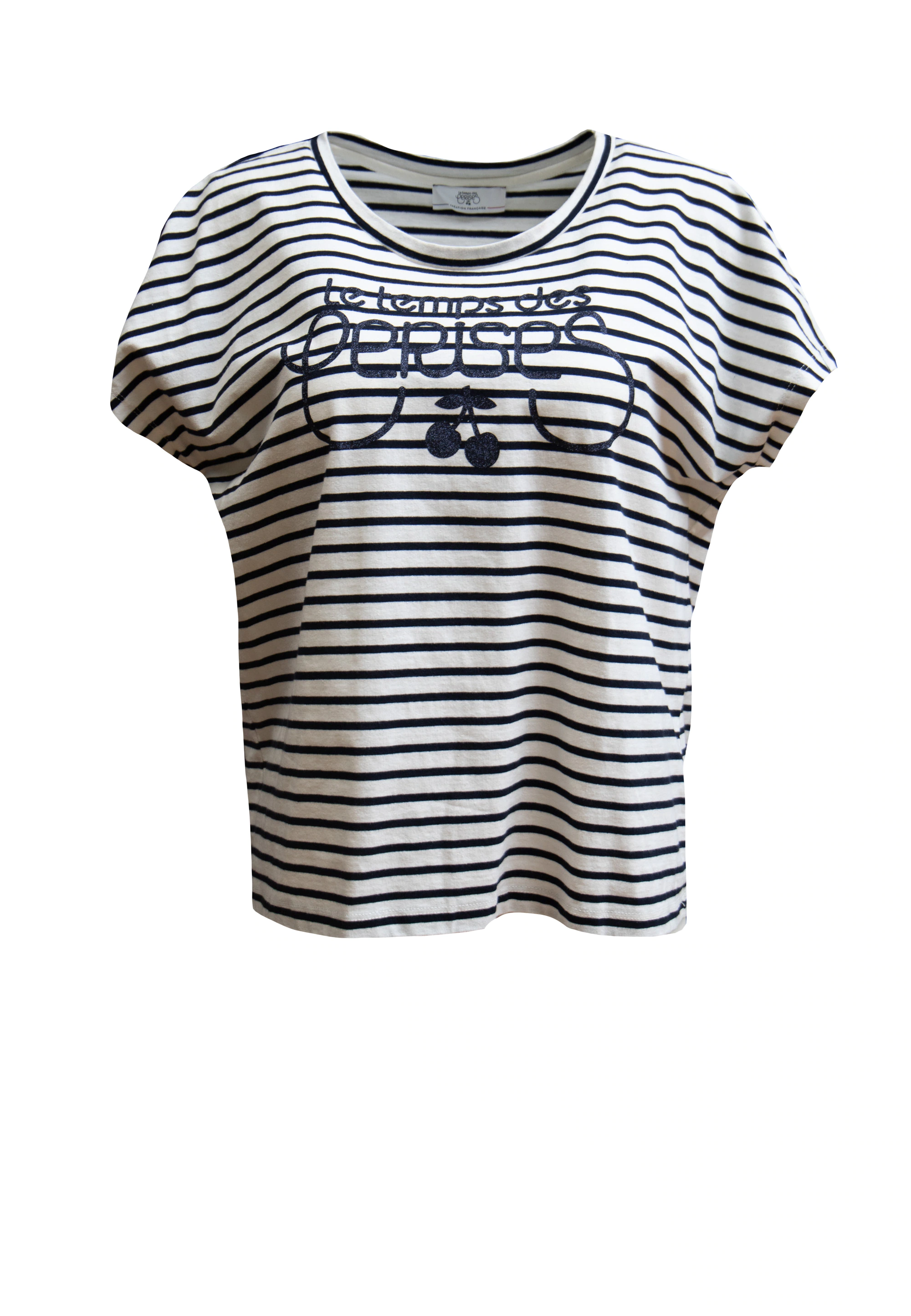 Le Temps Des Cerises T-Shirt "SAILOR", mit glitzerndem Markenprint günstig online kaufen