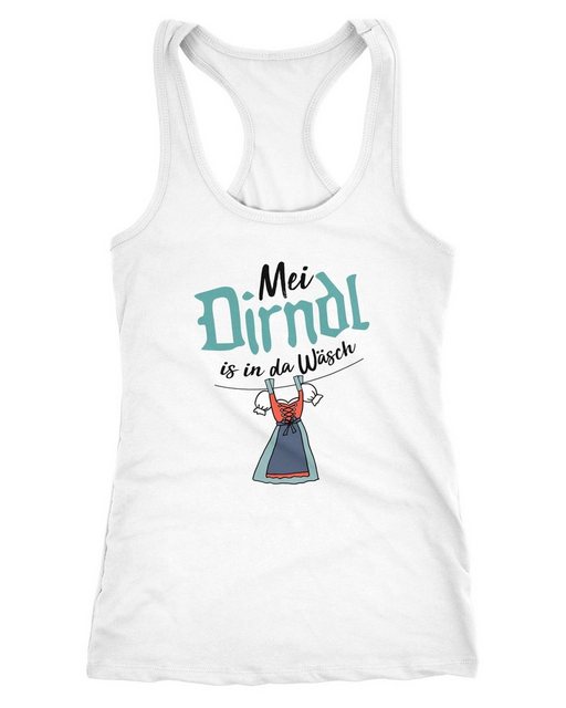 MoonWorks Tanktop Damen Tanktop Mei Dirndl is in da Wäsch Racerback Moonwor günstig online kaufen