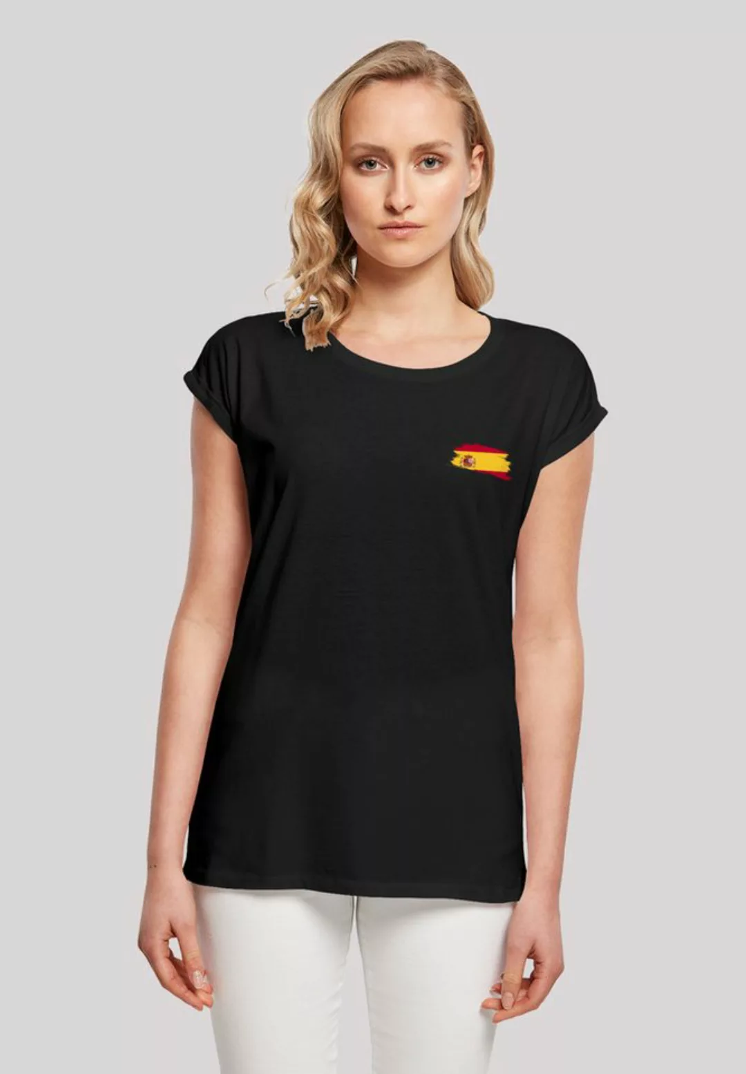 F4NT4STIC T-Shirt Spain Spanien Flagge Print günstig online kaufen