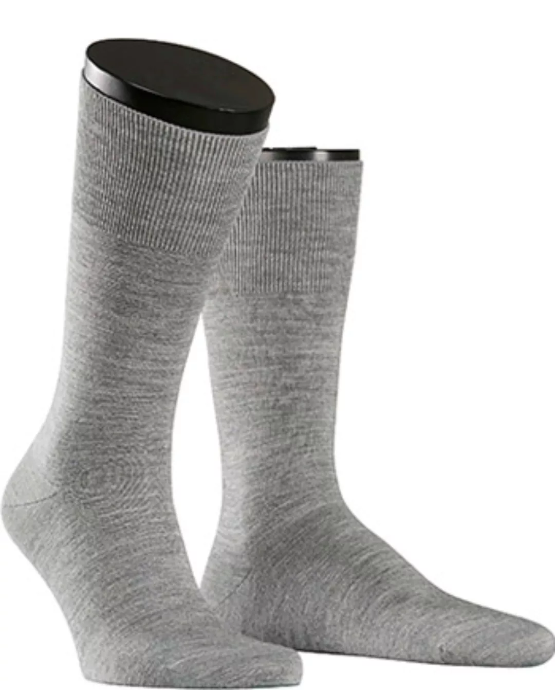 FALKE No. 6 Finest Merino & Silk Gentlemen Socken, Herren, 41-42, Grau, Uni günstig online kaufen