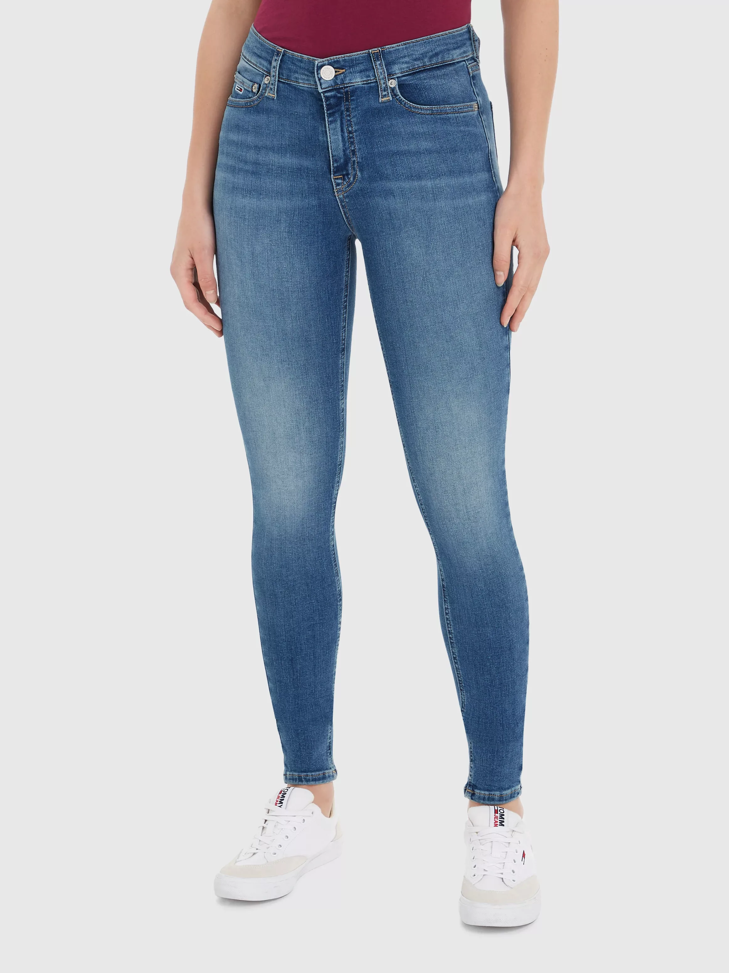 Tommy Jeans Skinny-fit-Jeans Tommy Jeans - Damenjeans- NORA Mid Rise - Skin günstig online kaufen