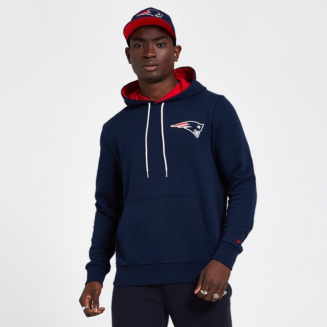 New Era Troyer New Era NFL NEW ENGLAND PATRIOTS Logo Drawstring Hoodie Pull günstig online kaufen