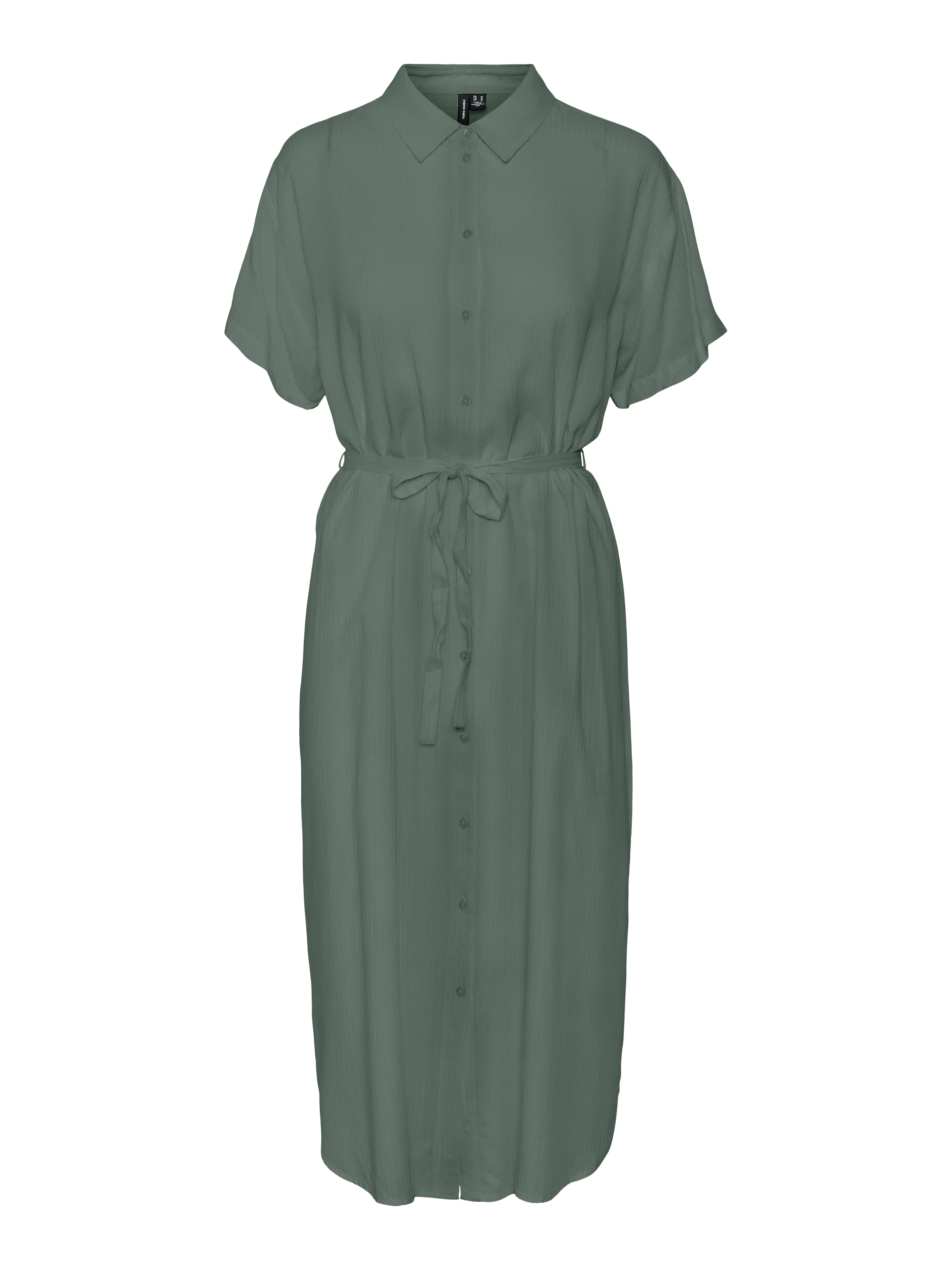 Vero Moda Curve Hemdblusenkleid "VMBUMPY SS SHIRT DRESS WVN GA CUR" günstig online kaufen