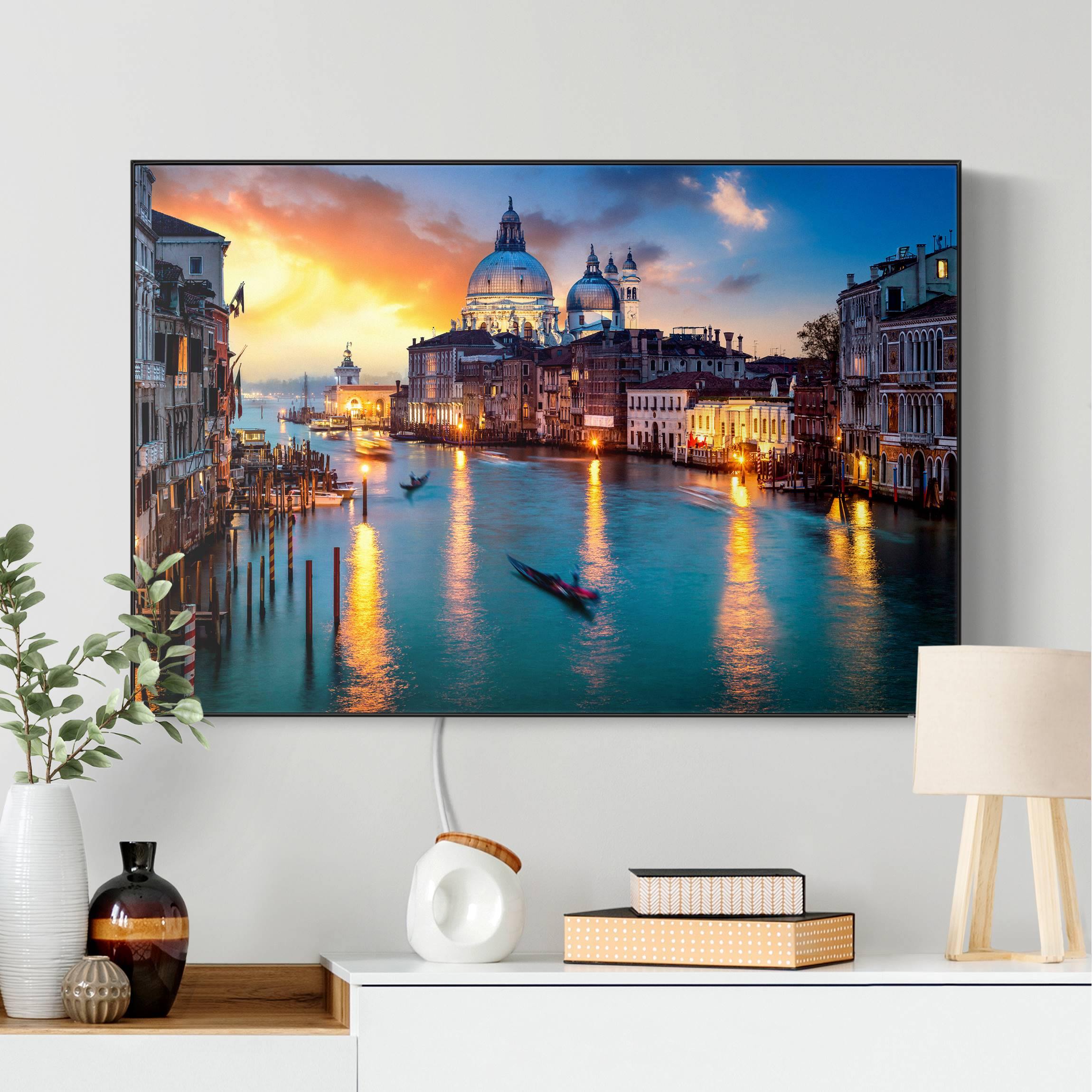 LED-Wechselbild Sunset in Venice günstig online kaufen