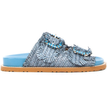 Coral Blue  Sandalen LEATHER SANDAL JEWEL BUCKLE DEN günstig online kaufen