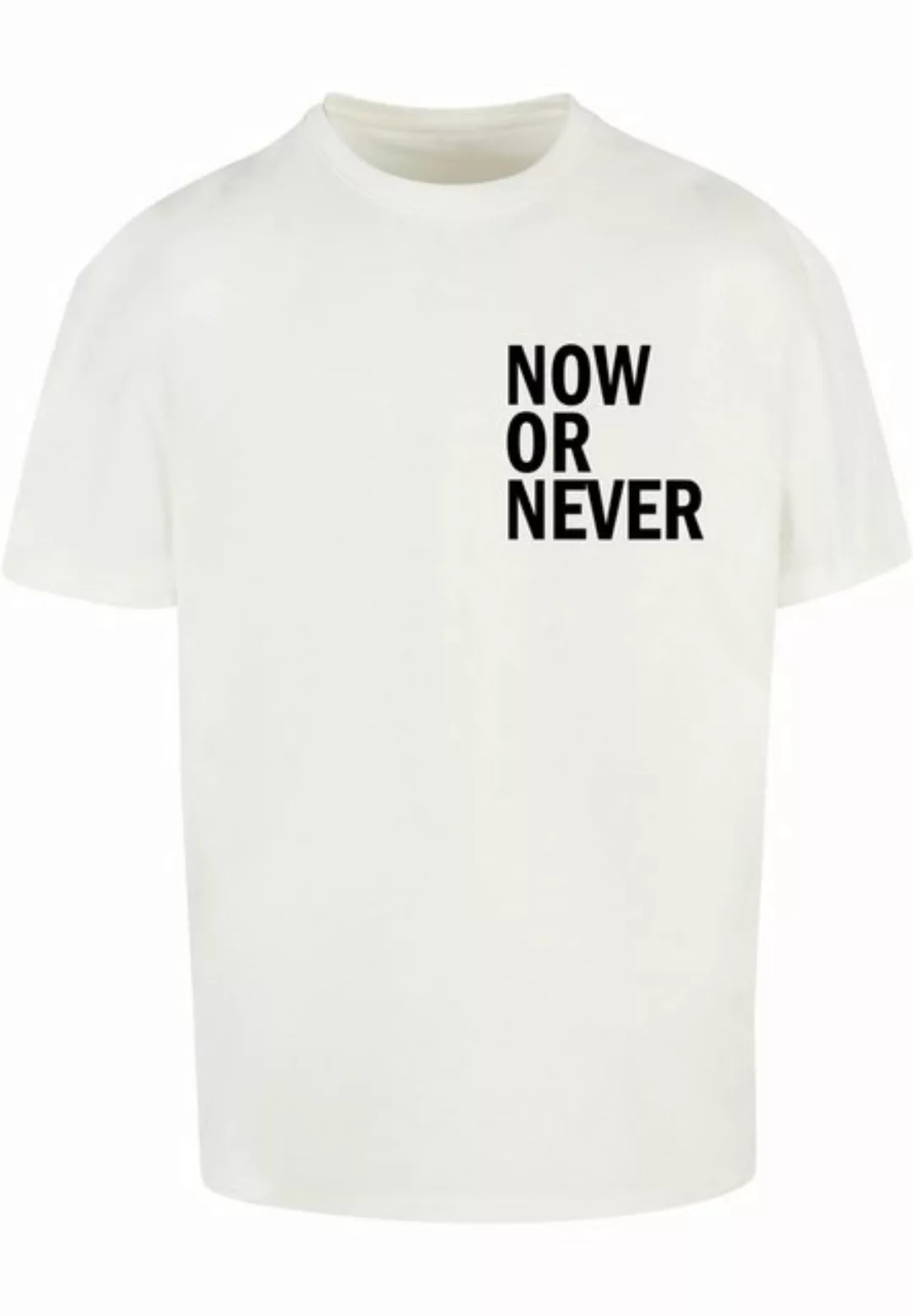 Merchcode T-Shirt Merchcode Herren Now Or Never Heavy Oversize Tee (1-tlg) günstig online kaufen