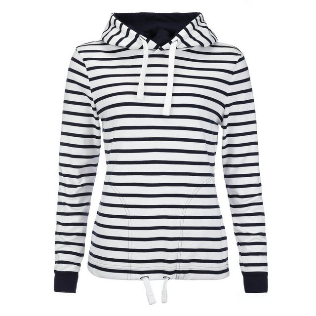 modAS Kapuzenpullover Damen Kapuzenshirt Maritim gestreift - Langarmshirt S günstig online kaufen