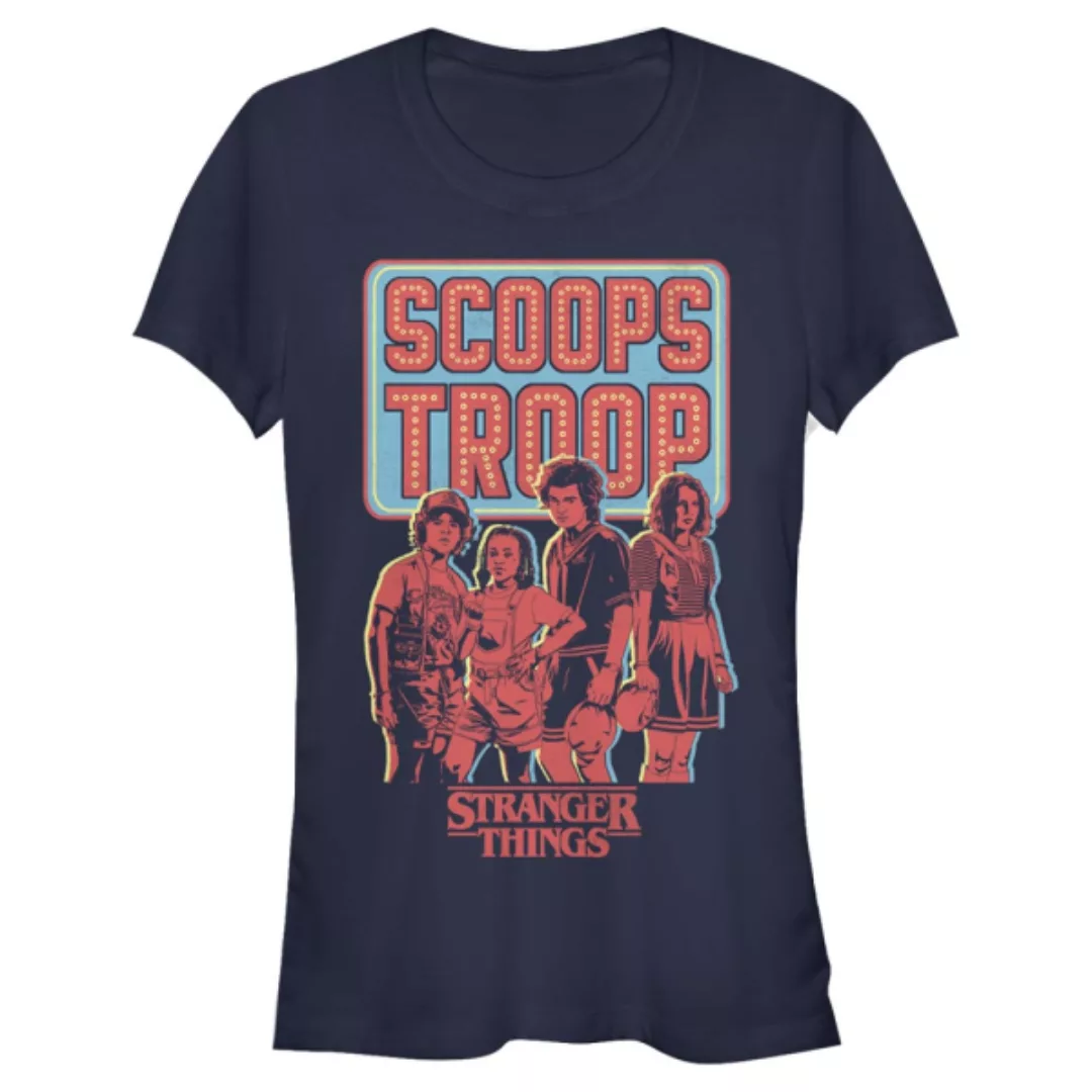 Netflix - Stranger Things - Gruppe Scoop Troop - Frauen T-Shirt günstig online kaufen