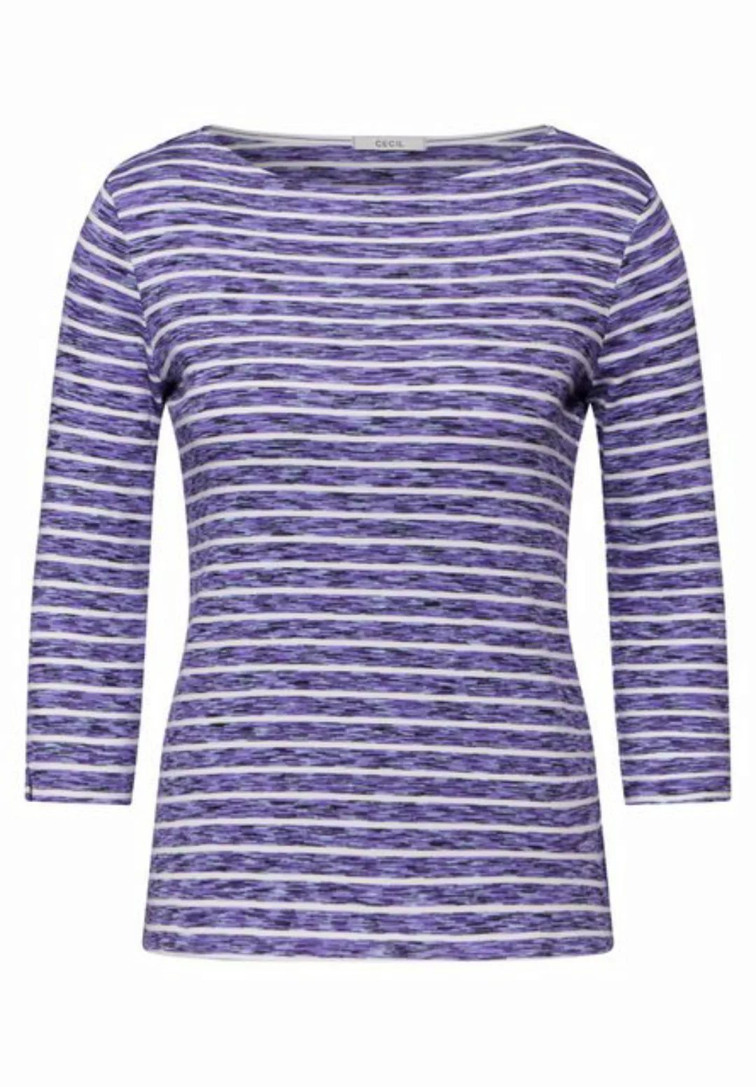 Cecil T-Shirt Multimelange Stripe Shirt günstig online kaufen