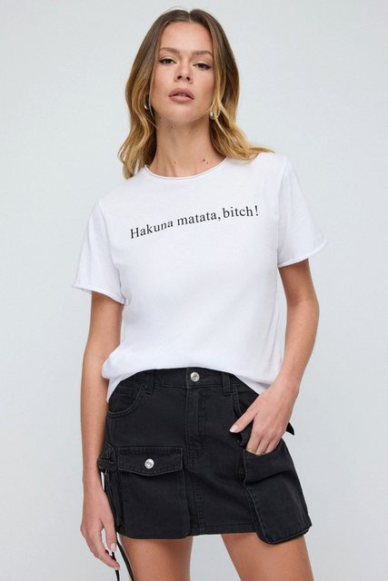 No Matter What T-Shirt Gedrucktes Basic-T-Shirt günstig online kaufen