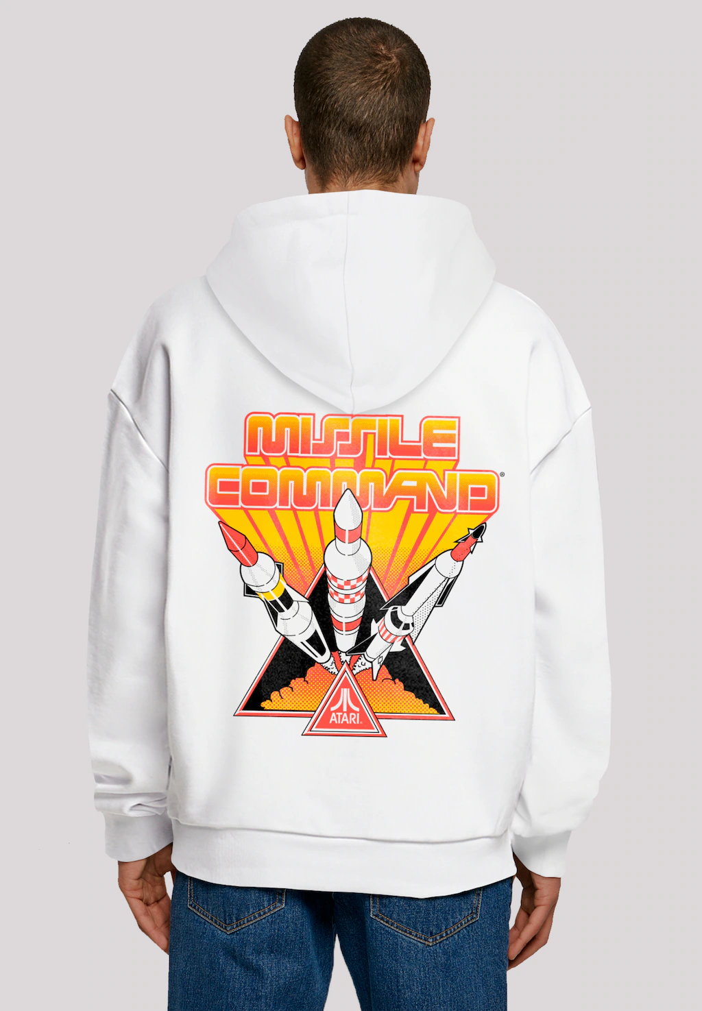 F4NT4STIC Kapuzenpullover "Arcade Triple Shot Atari Retro Gaming", Premium günstig online kaufen