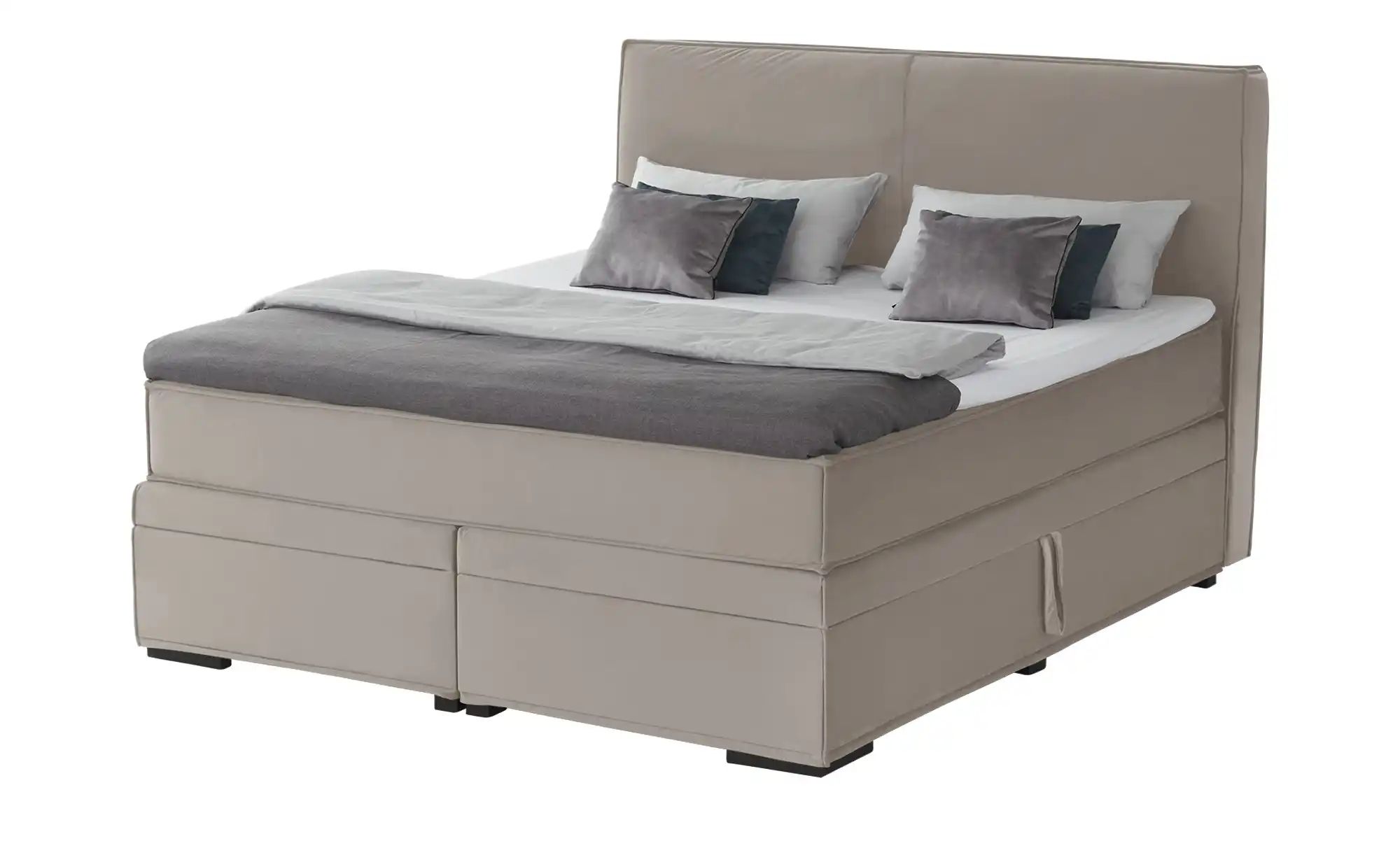 Boxi Boxspringbett mit Bettkasten Boxi Urban ¦ beige ¦ Maße (cm): B: 180 H: günstig online kaufen