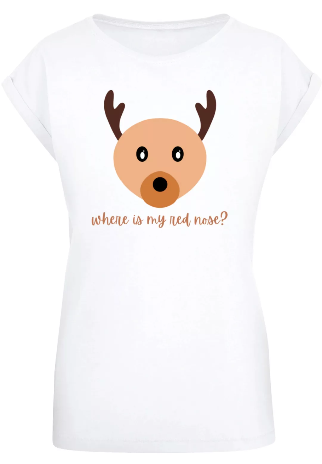 F4NT4STIC T-Shirt "Red Nose Weihnachten", Print günstig online kaufen