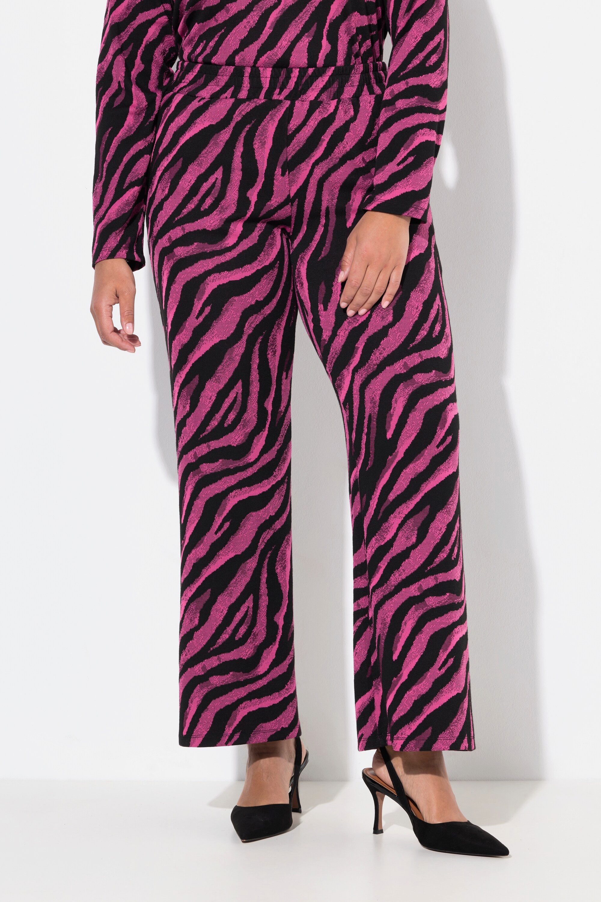 MIAMODA Schlupfhose Hose Color Zebramuster Elastikbund. günstig online kaufen