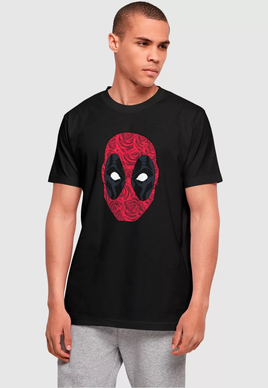 ABSOLUTE CULT T-Shirt "ABSOLUTE CULT Herren Deadpool - Head Of Roses T-Shir günstig online kaufen