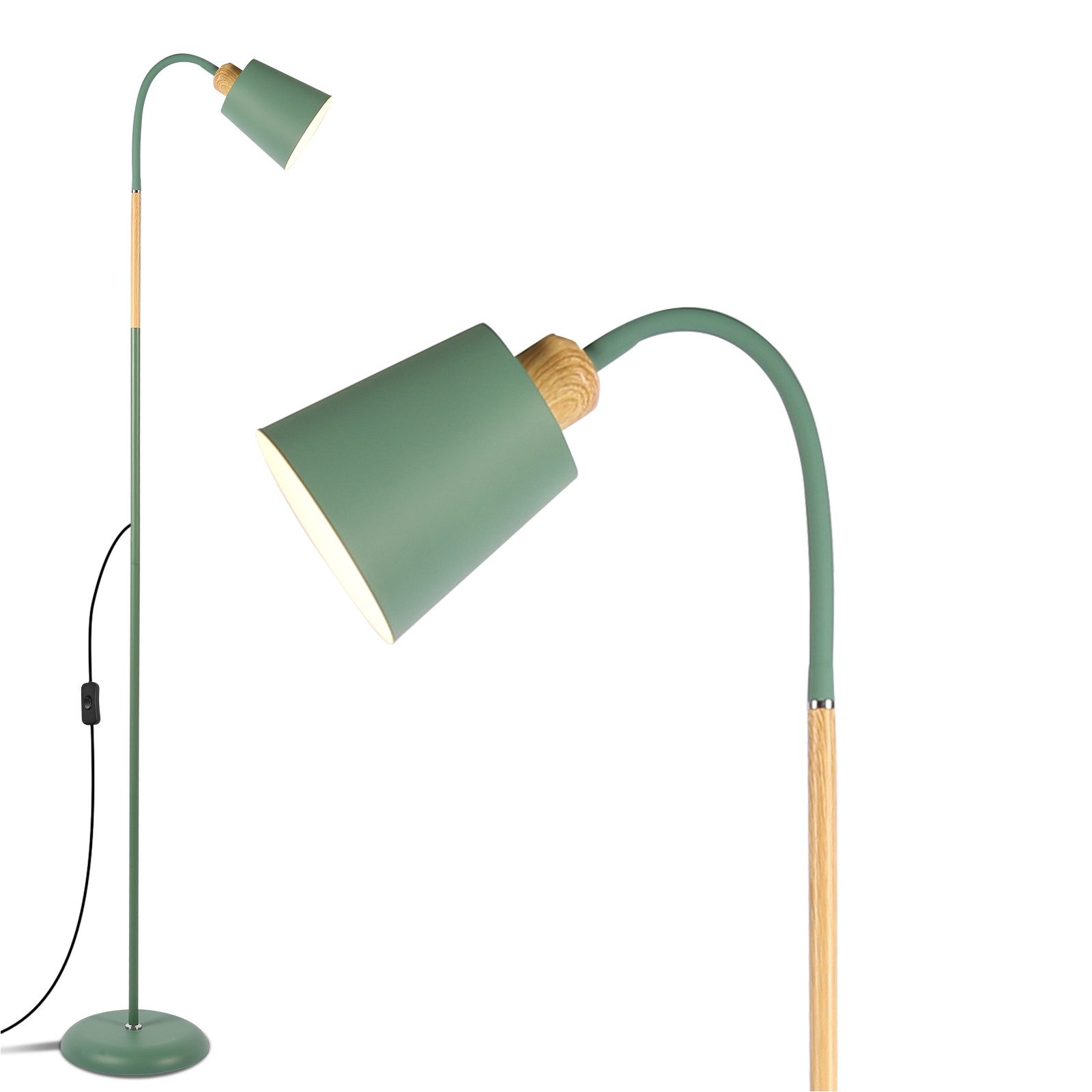 Auralum Stehlampe Leselampe E27 Fassung Max.60W günstig online kaufen