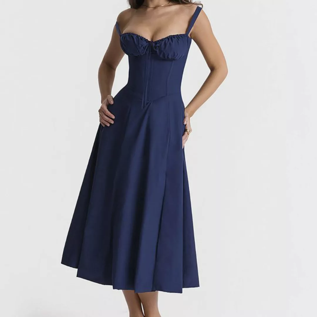 AFAZ New Trading UG Sommerrock Damen-Kleid mit schmalem Schlitzrock, hohlem günstig online kaufen