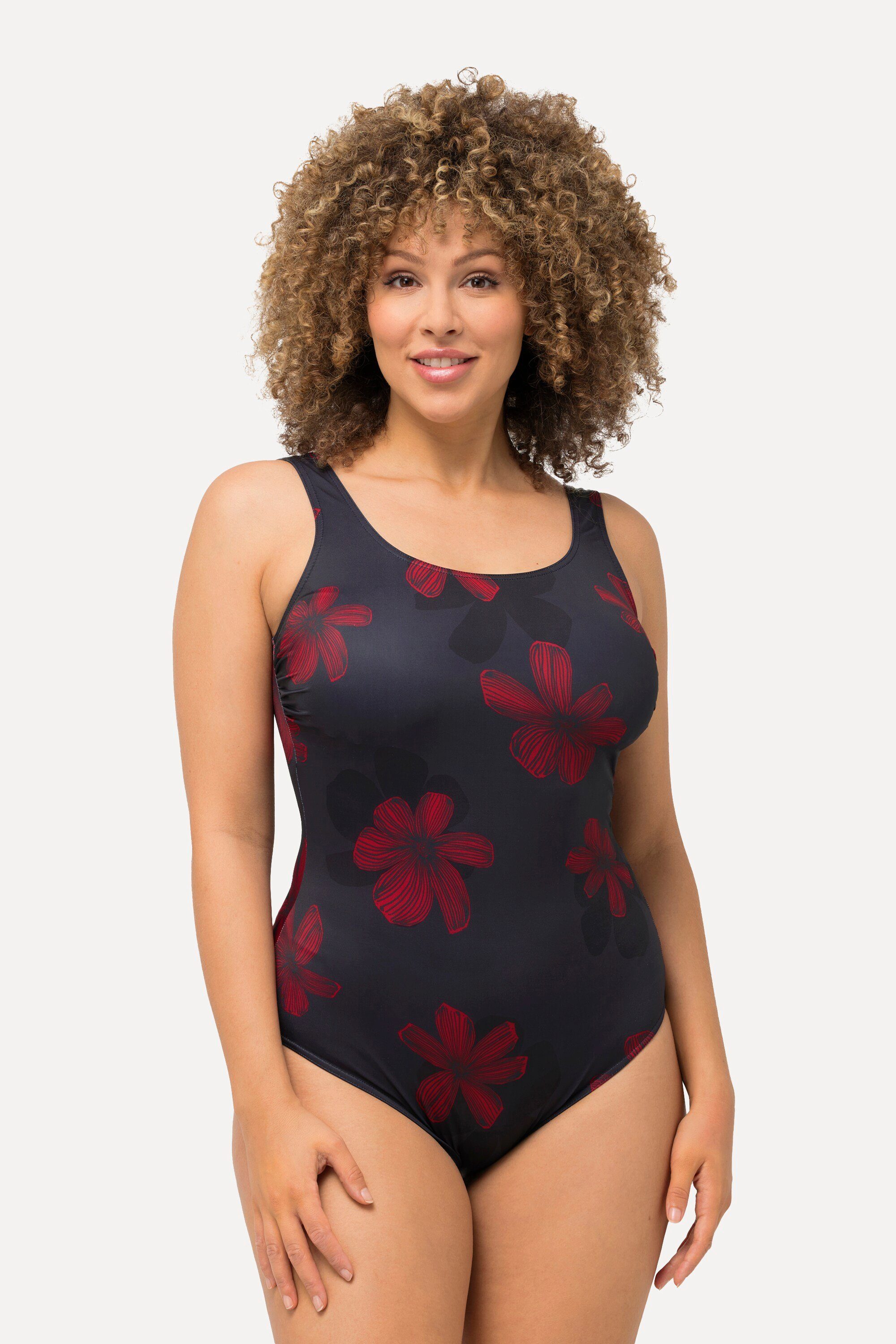 Ulla Popken Badeanzug Badeanzug Blüten ohne günstig online kaufen