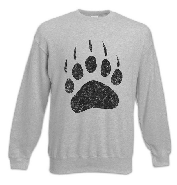 Urban Backwoods Sweatshirt Bear Paw Sweatshirt Bär Kralle Tatze Pfote Jäger günstig online kaufen