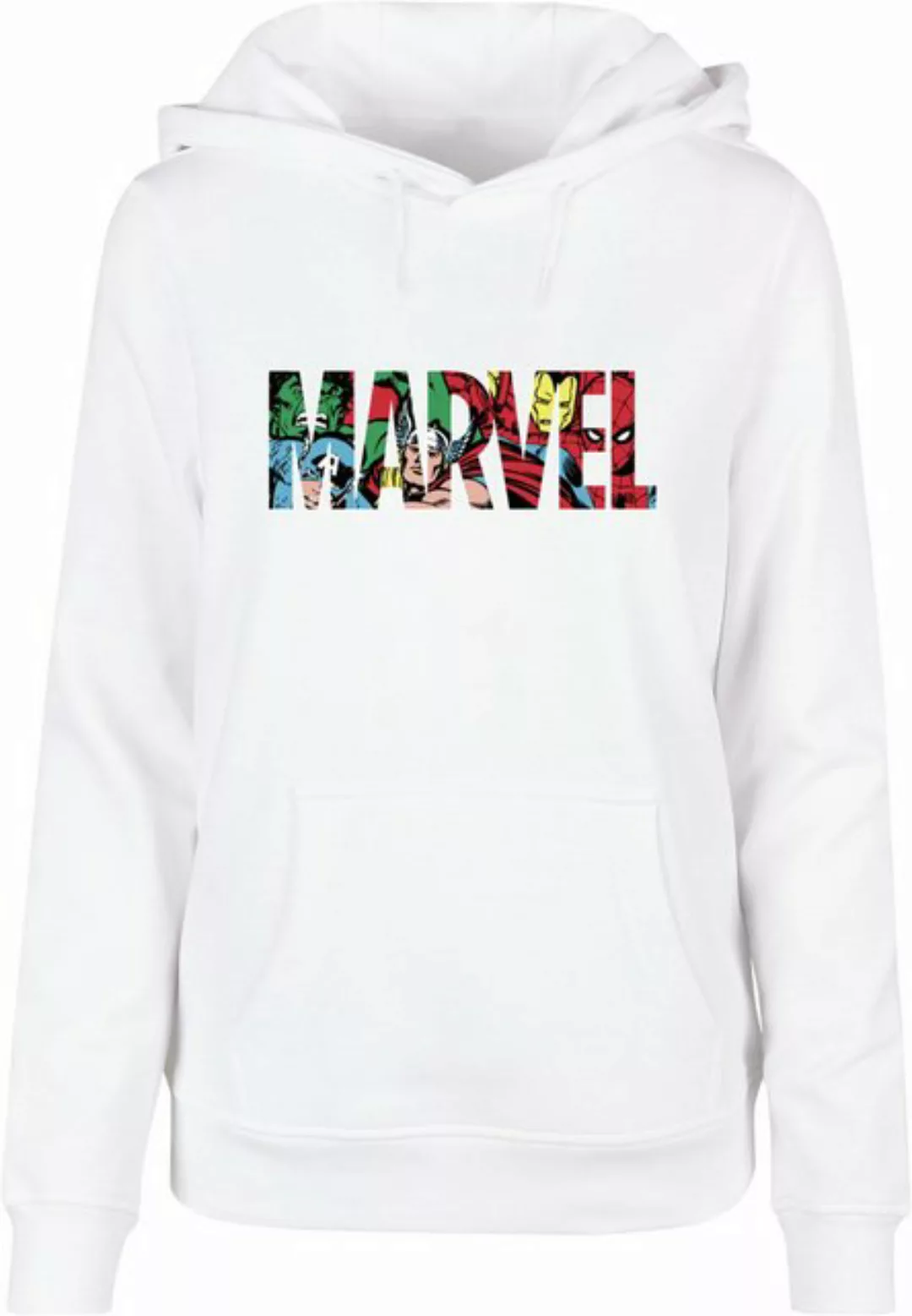 ABSOLUTE CULT Kapuzenpullover "ABSOLUTE CULT Damen Ladies Marvel Logo Chara günstig online kaufen