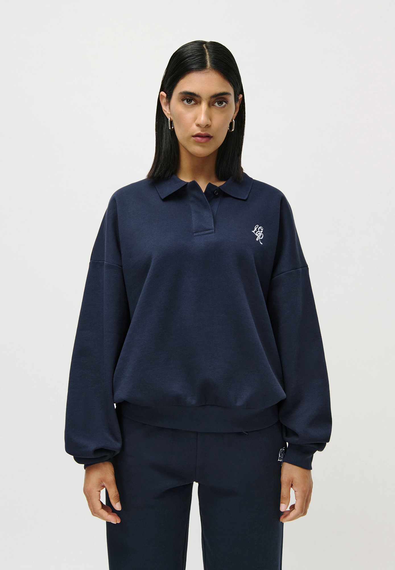 LeGer Sweatshirt "Enola, LeGer by Lena Gercke", kontrastfarbene Stickerei günstig online kaufen