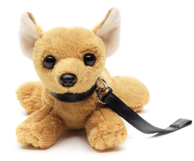 Uni-Toys Kuscheltier Chihuahua Plushie (m. Leine) - 20 cm (Länge) - Plüsch- günstig online kaufen