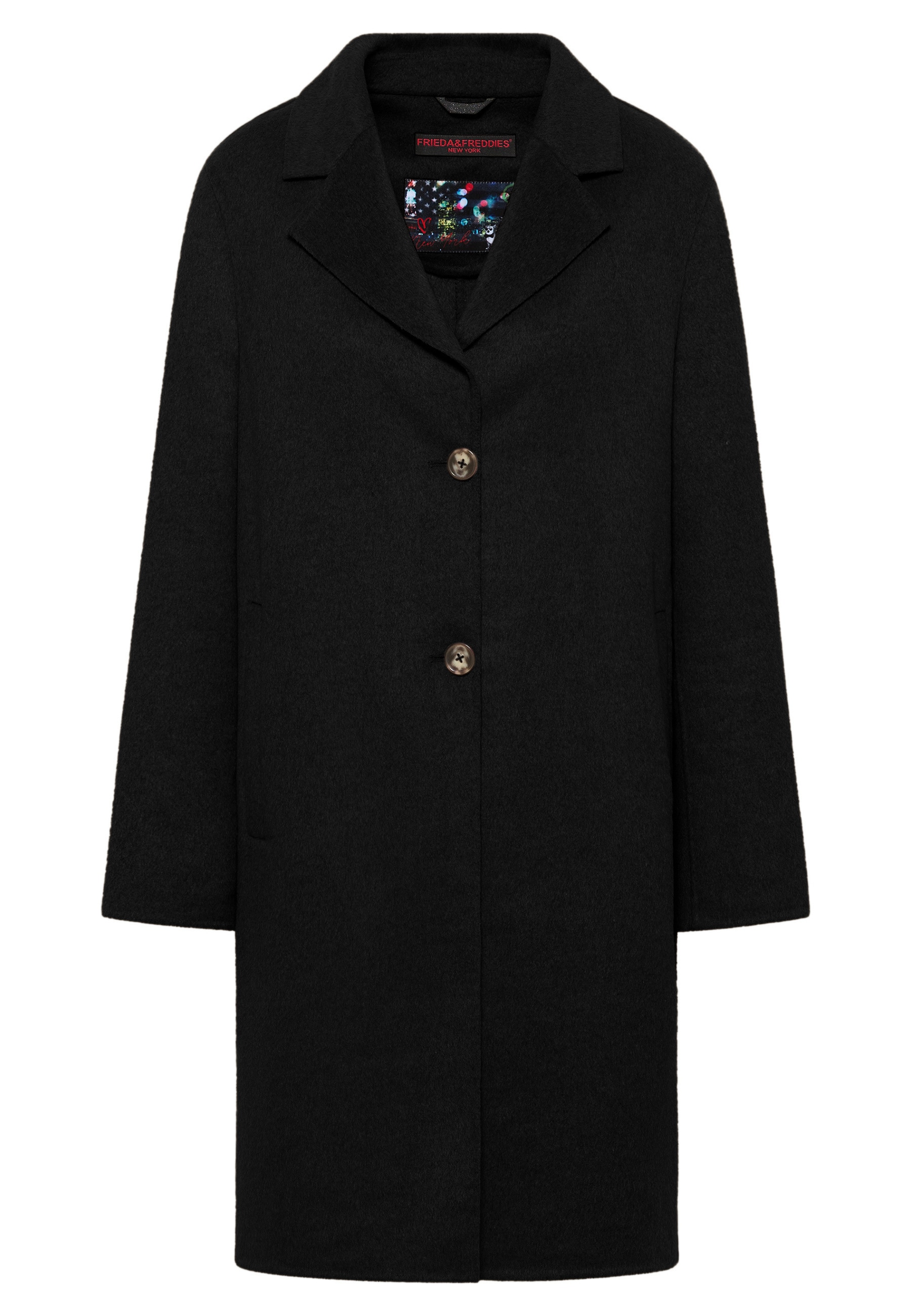 Frieda & Freddies Wollmantel "Wool Coat / Ria", mit Farb- und Materialkombi günstig online kaufen