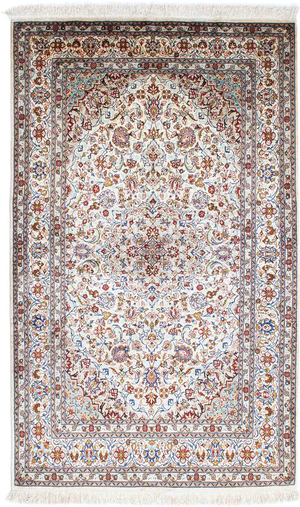 morgenland Orientteppich »Perser - Ghom - 163 x 98 cm - beige«, rechteckig, günstig online kaufen