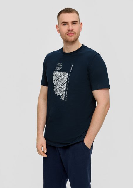 s.Oliver Kurzarmshirt T-Shirt mit Grafik-Print günstig online kaufen