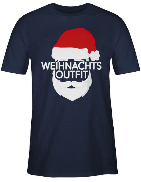 Shirtracer T-Shirt Weihnachtsoutfit mit Weihnachtsmütze Weihachten Kleidung günstig online kaufen