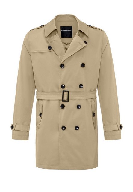 RedBridge Trenchcoat Red Bridge Herren Mantel Trenchcoat Jacke Beige L Prem günstig online kaufen