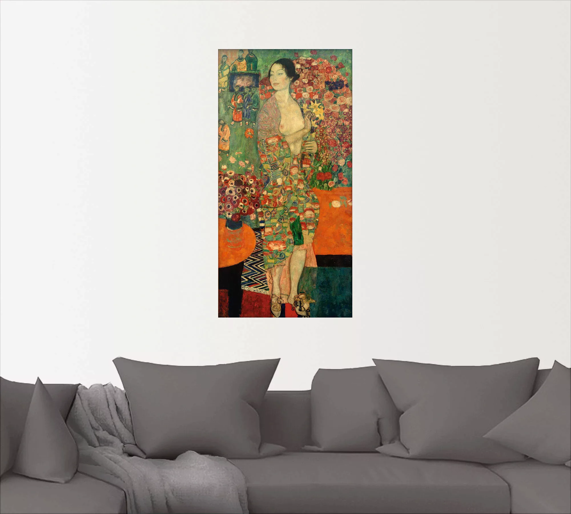 Artland Wandbild "Die Tänzerin", Frau, (1 St.), als Leinwandbild, Poster, W günstig online kaufen