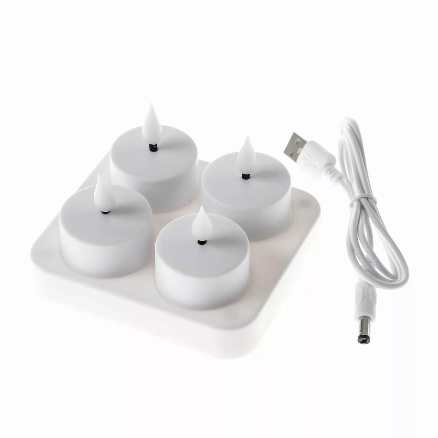 MARELIDA LED-Kerze LED Teelichter mit Ladestation günstig online kaufen