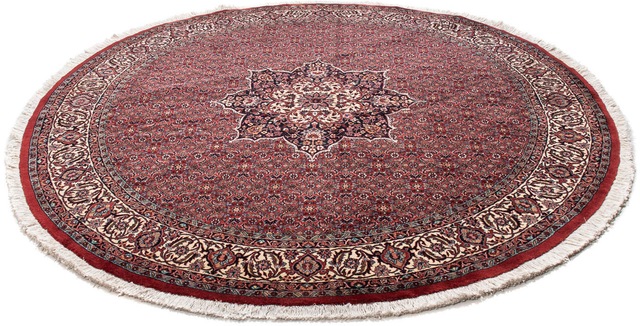 morgenland Orientteppich »Perser - Bidjar rund - 205 x 205 cm - dunkelrot«, günstig online kaufen