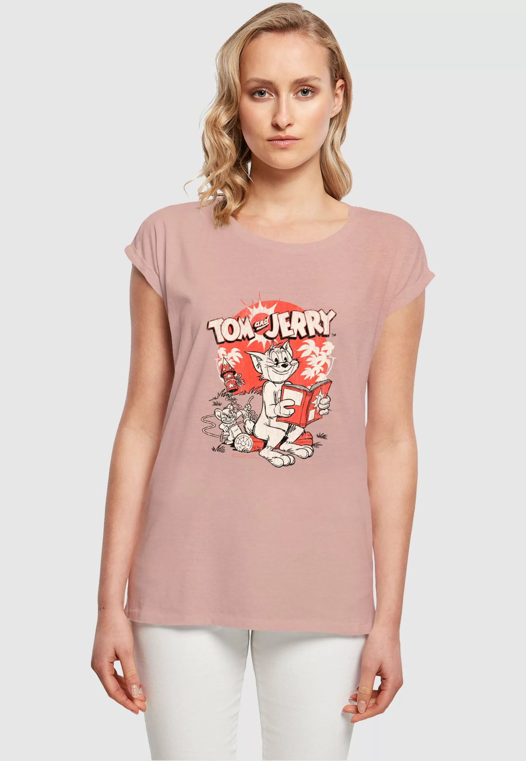 ABSOLUTE CULT T-Shirt "ABSOLUTE CULT Damen Ladies Tom and Jerry - Rocket Pr günstig online kaufen