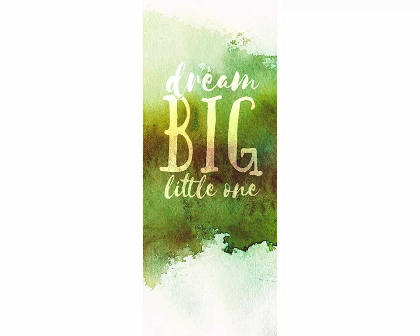 Trtapete "DreamBig green" 0,91x2,11 m / selbstklebende Folie günstig online kaufen