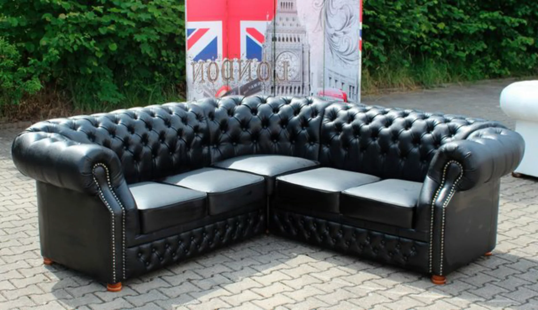 Xlmoebel Ecksofa Ecksofa Chesterfield LordII Polster Sitzgarnitur Ecke Eckc günstig online kaufen