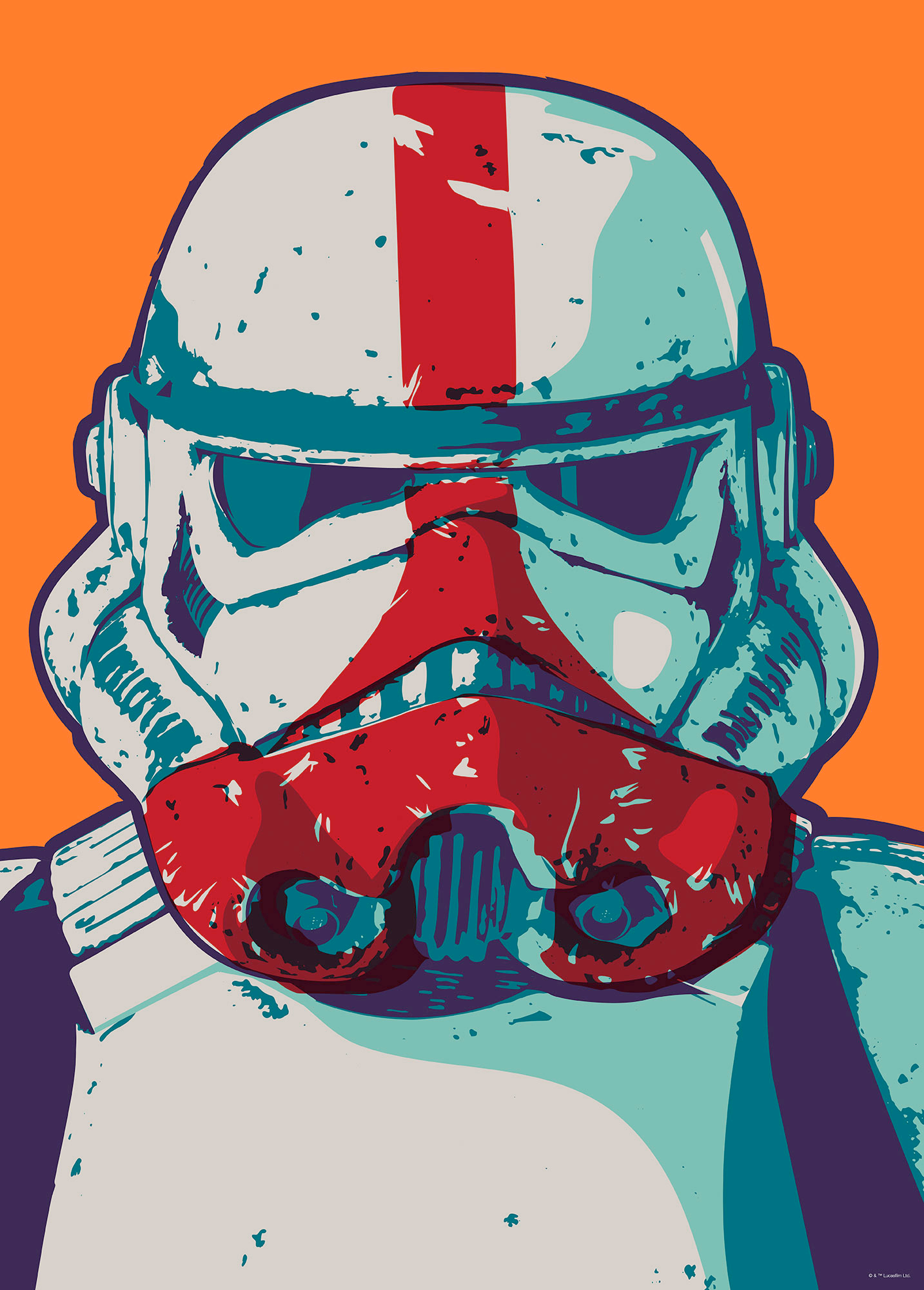 Komar Bild "Mandalorian Pop Art Stormtrooper", Disney-Star Wars, (1 St.), W günstig online kaufen