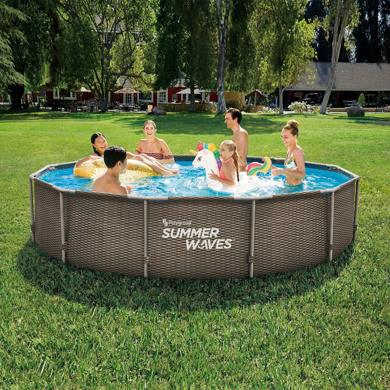 Summer Waves | Swimmingpool Active Frame Rattan günstig online kaufen