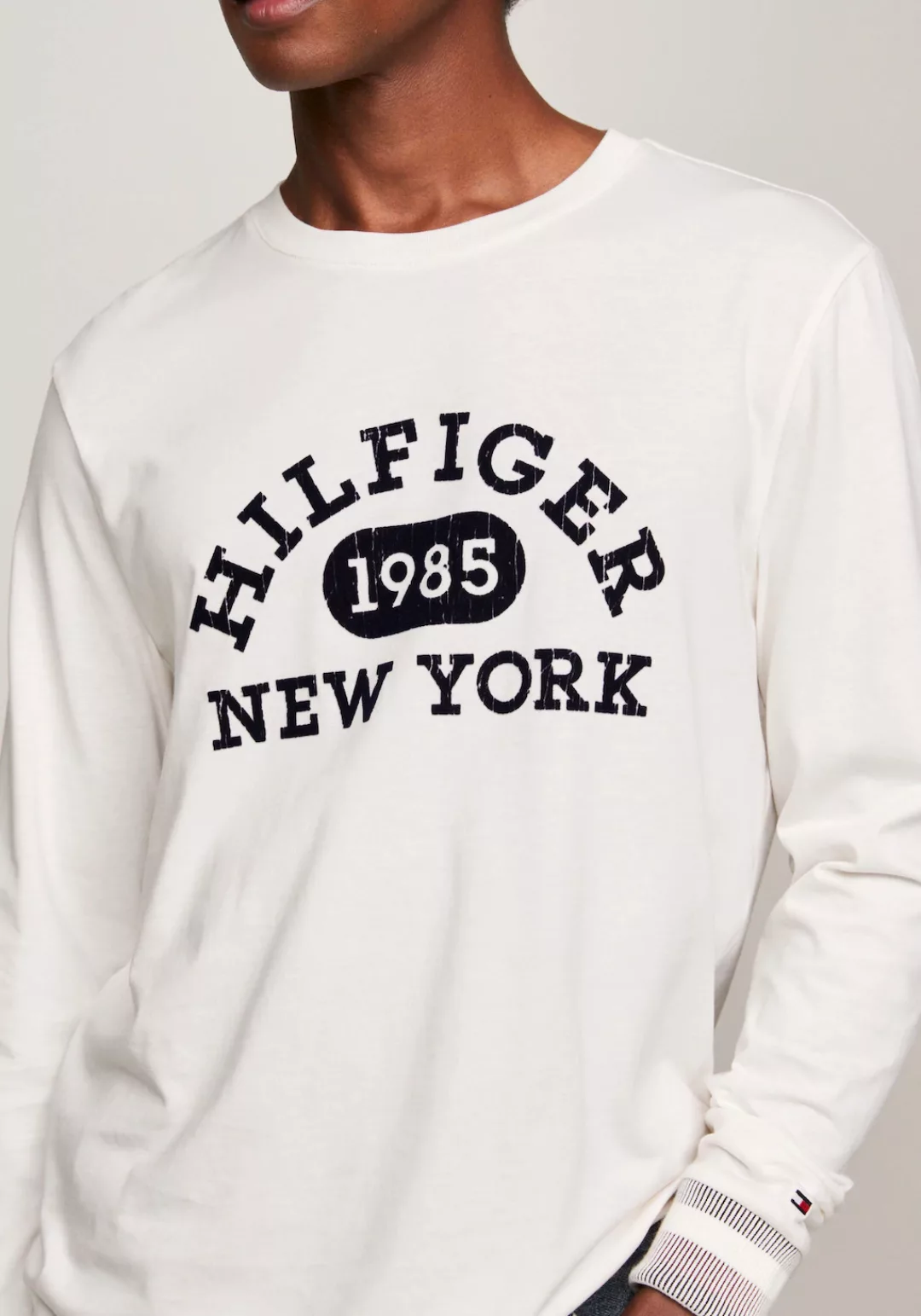 Tommy Hilfiger Longsleeve "MONOTYPE COLLEGIATE LS TEE" günstig online kaufen