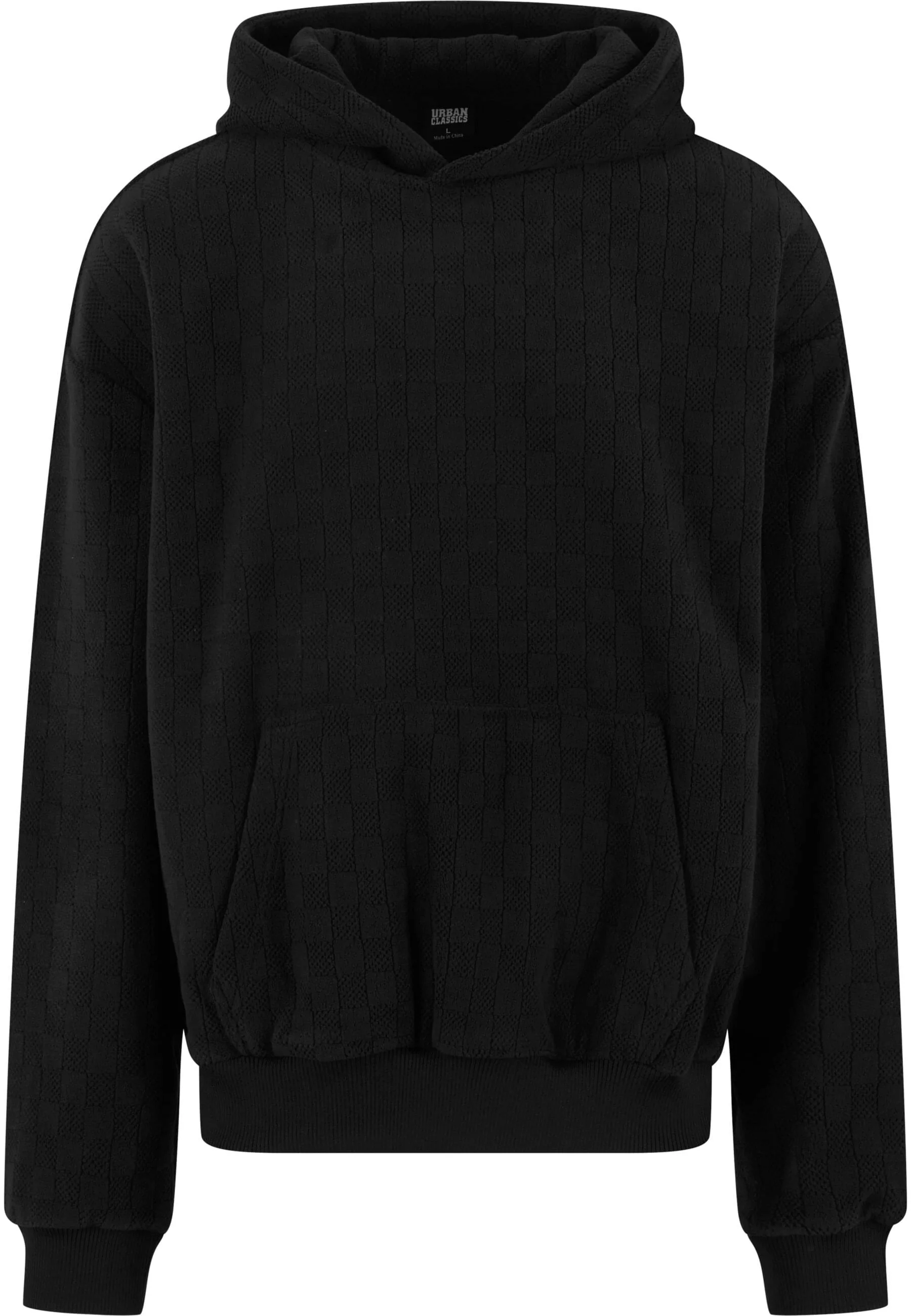 URBAN CLASSICS Kapuzensweatshirt "Urban Classics Jacquard Velvet Oversized günstig online kaufen