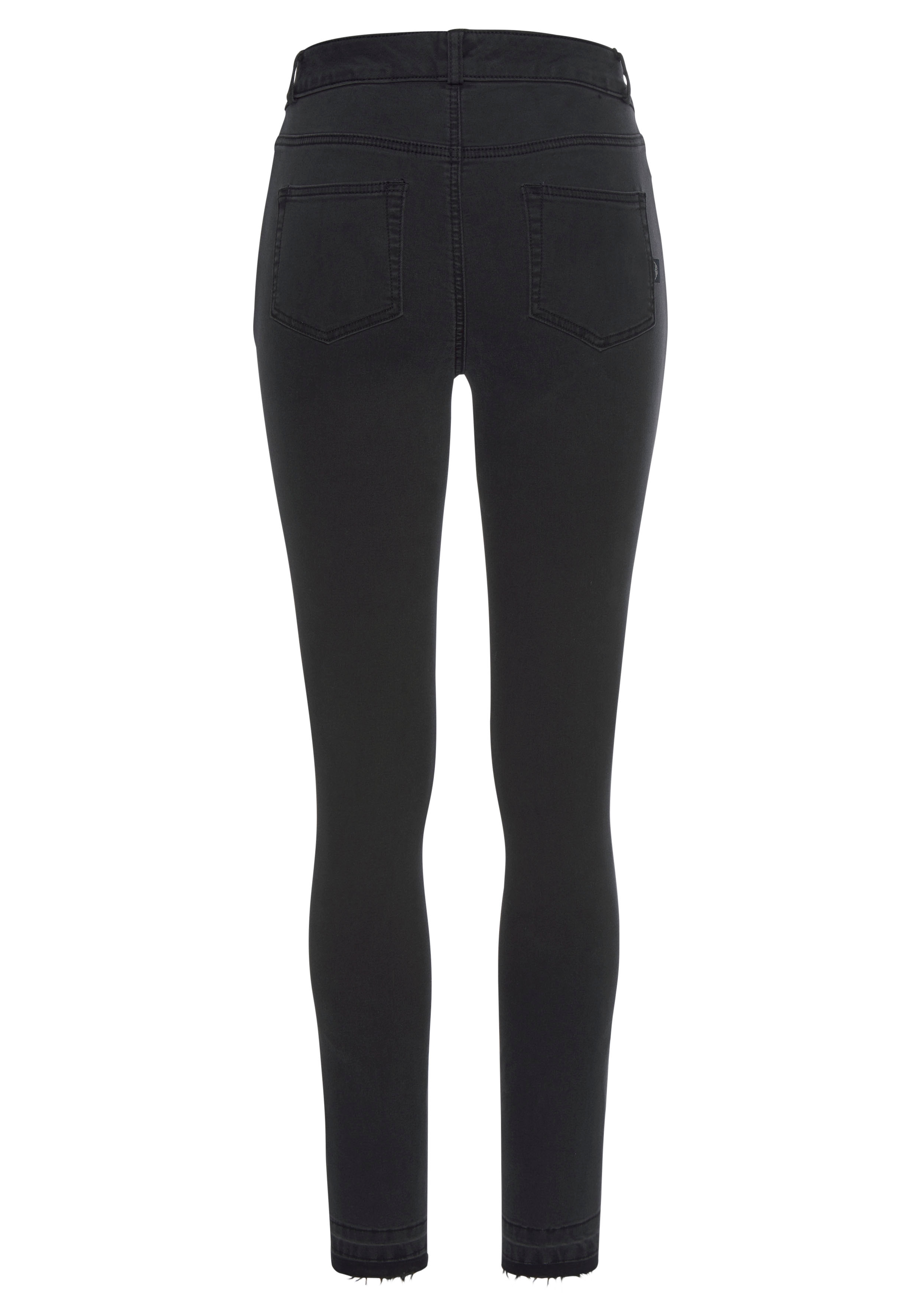 Arizona Skinny-fit-Jeans "Ultra Stretch", High Waist mit offenem Saum günstig online kaufen