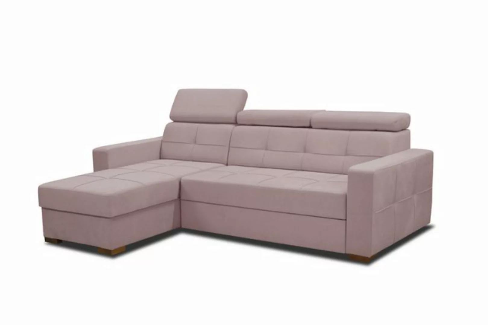 Beautysofa Ecksofa Moderne, stilvolle, elegante Ecke mit verstellbaren Kopf günstig online kaufen