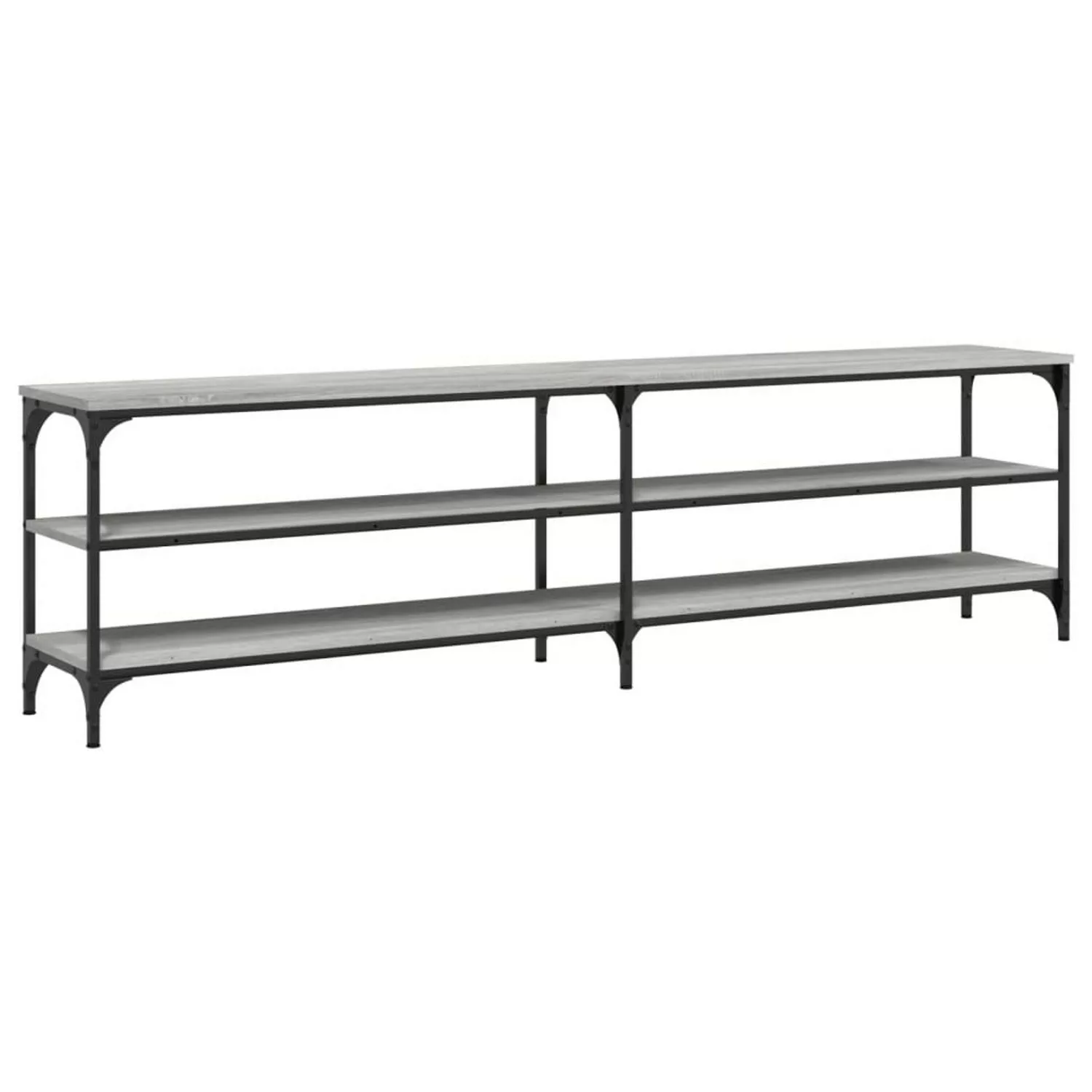 Vidaxl Tv-schrank Grau Sonoma 180x30x50 Cm Holzwerkstoff Und Metall günstig online kaufen