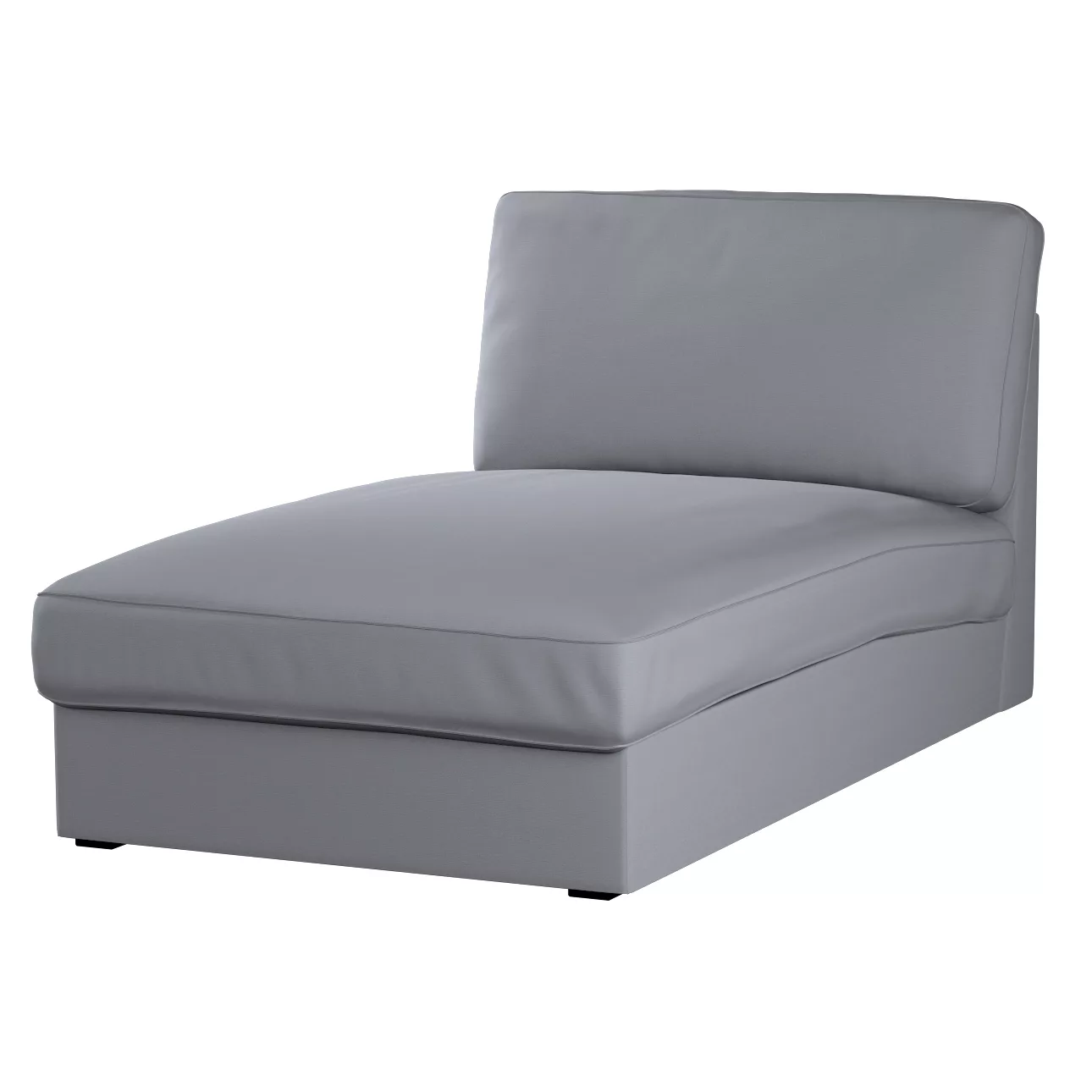 Bezug für Kivik Recamiere Sofa, grau, Bezug für Kivik Recamiere, Cotton Pan günstig online kaufen